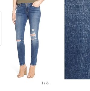 Lucky brand Jean Capri pants distressed size 27